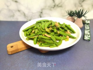 Stir-fried Sweet Beans with Chicken recipe