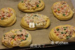 #aca烤明星大赛#salad Bacon Bread recipe