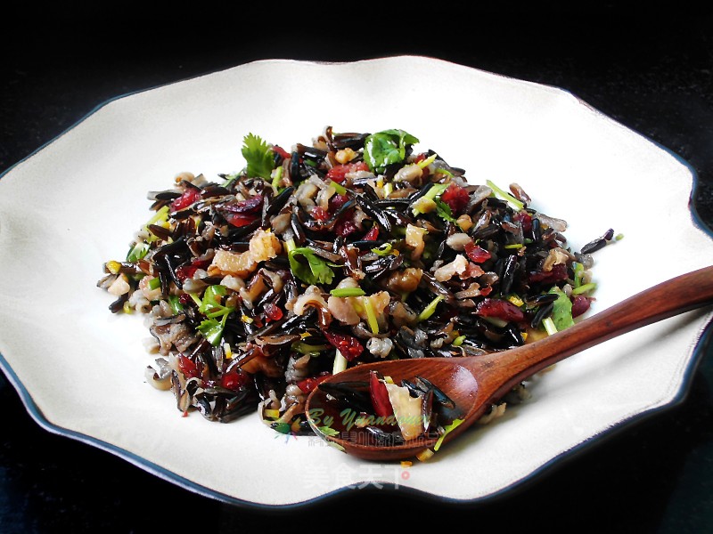 #trust之美#cranberry Walnut Mixed Rice with Wild Rice recipe