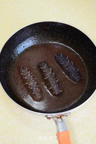 [cooked Sea Cucumber with Green Onion]---how to Make A Good Bowl of Green Onion Oil recipe