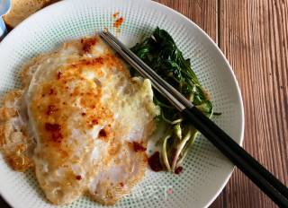 Fried Goose Eggs recipe