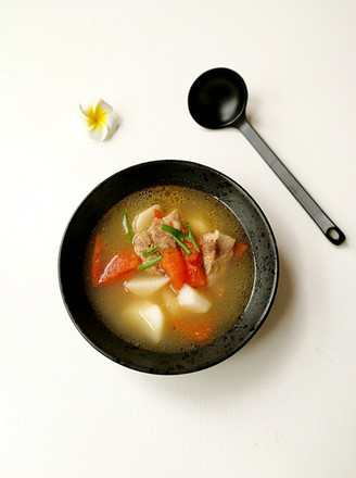 Tomato Short Ribs and Yam Soup