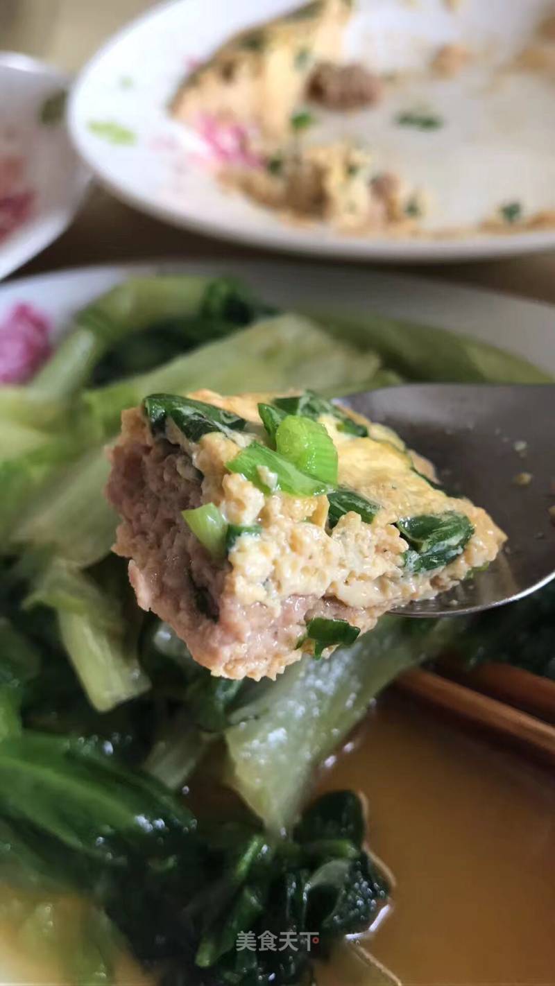 Kuaishou Minced Pork Steamed Egg recipe