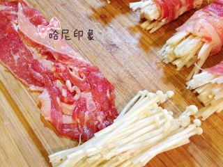 [enoki Mushroom Beef Rolls] Enjoy in Western Gourmet recipe