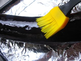 Simple Oven Dish-grilled Eggplant with Shiitake Mushrooms and Garlic recipe