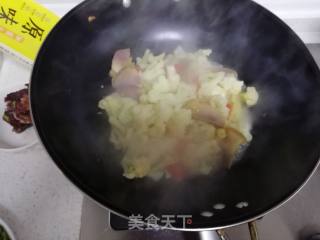 Stir-fried Cauliflower with Bacon recipe