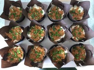 Chive Pork Floss Cake recipe