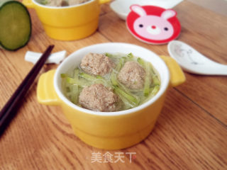 Radish Lamb Meatball Soup recipe