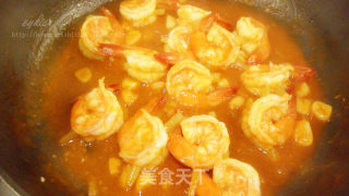 【xinhua Blooming】shrimp with Tomato Sauce recipe