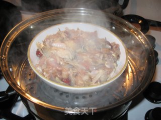 Steamed Chicken with Shallots recipe