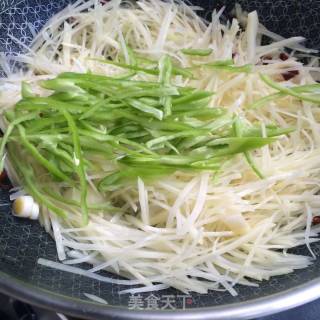 Spicy Potato Shreds recipe