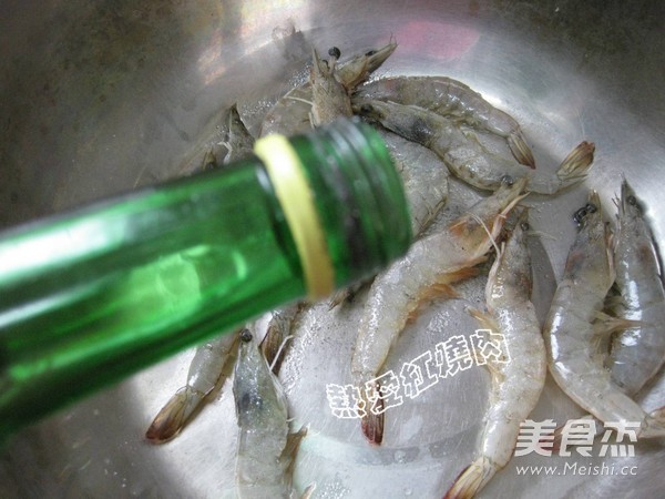 Steamed Shrimp with Enoki Mushroom Vermicelli recipe