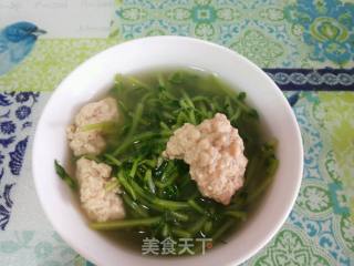 Bean Miao Meatball Soup recipe