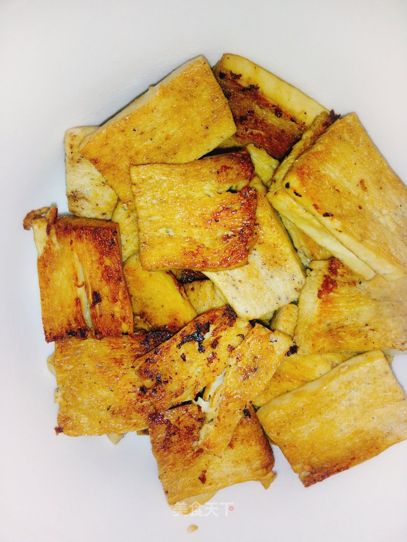 Pan-fried Frozen Tofu recipe