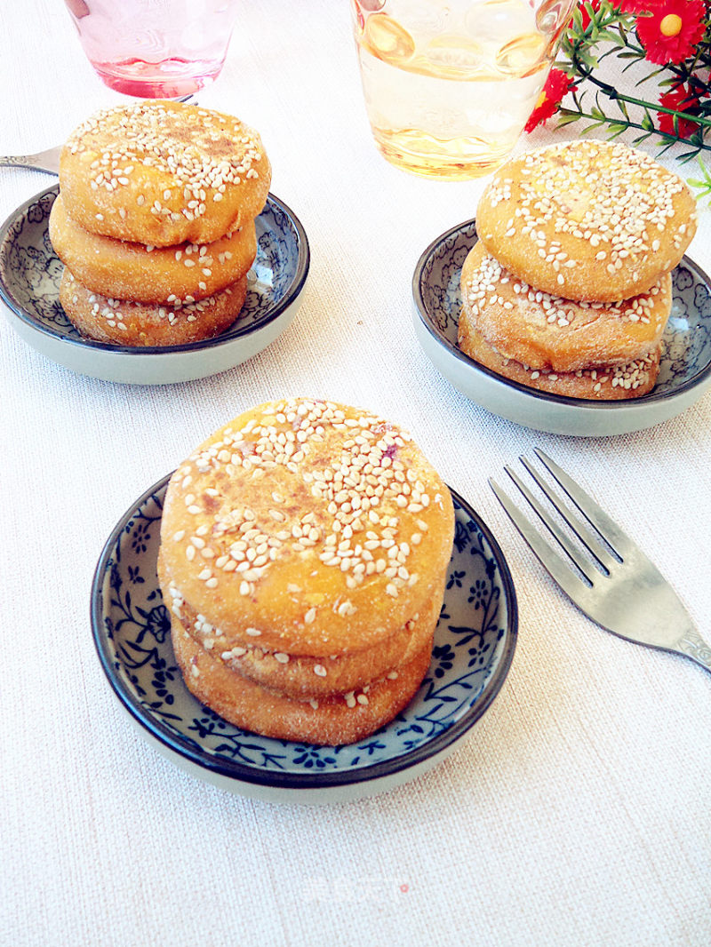 Pumpkin Double Potato Mochi recipe