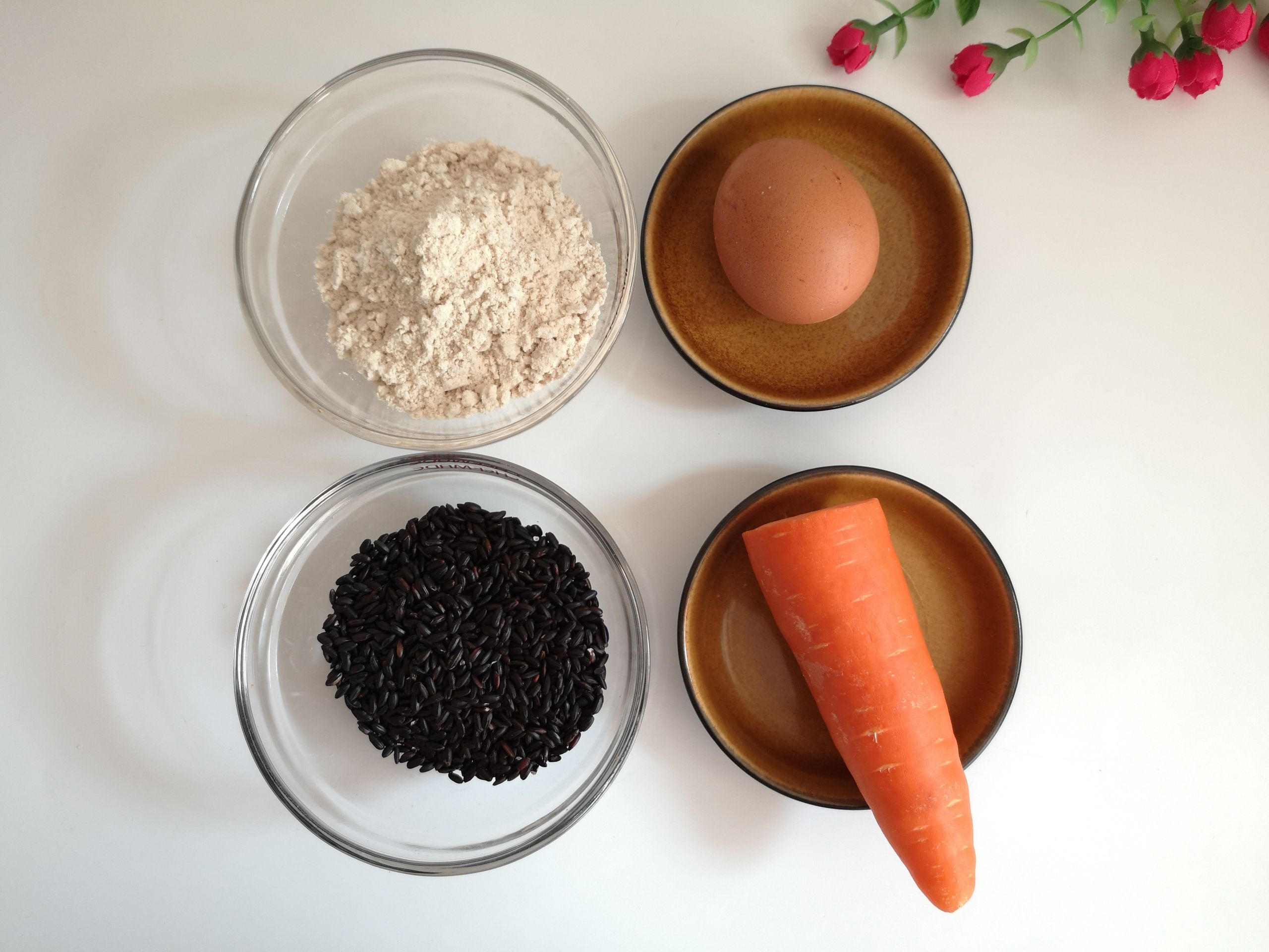 Black Rice Carrot Pancakes recipe