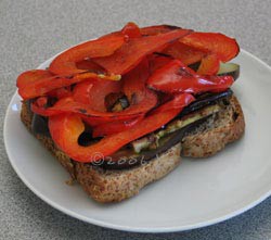 Grilled Eggplant Sandwich recipe