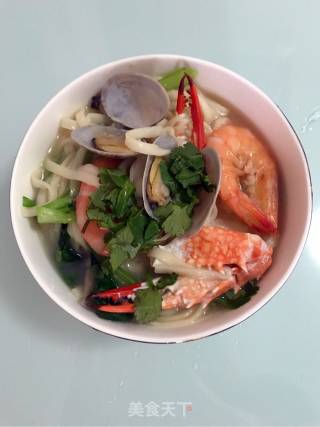 Seafood Noodles recipe