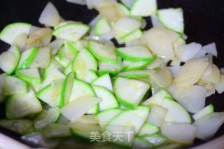 Fried Zucchini with Potatoes recipe