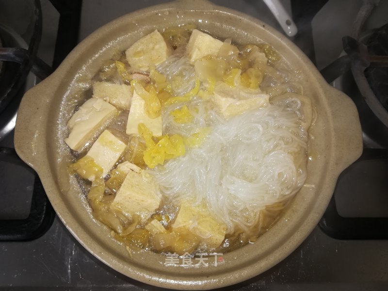 Sauerkraut Frozen Tofu Vermicelli Pot recipe