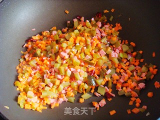 Sweet and Sour Cucumber Fried Rice recipe