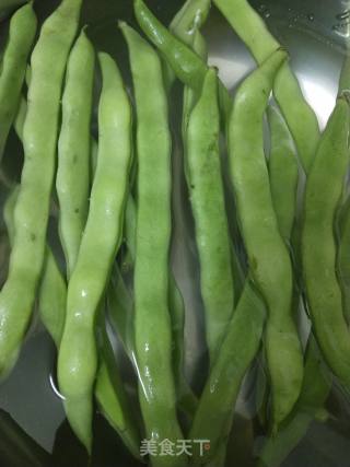 Black Beans with Green Beans recipe