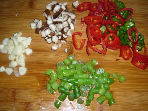Fried Rice with Egg and Vegetable recipe