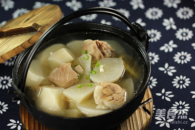 White Radish Ribs Soup recipe