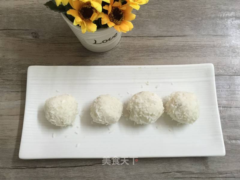 Blueberry Pudding Yam Balls recipe