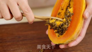 Stewed Hashima with Papaya and Bird's Nest recipe