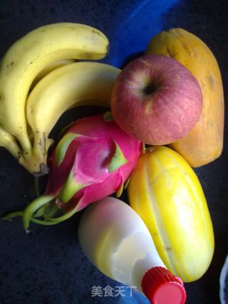 Colorful Assorted Fruit Meal recipe