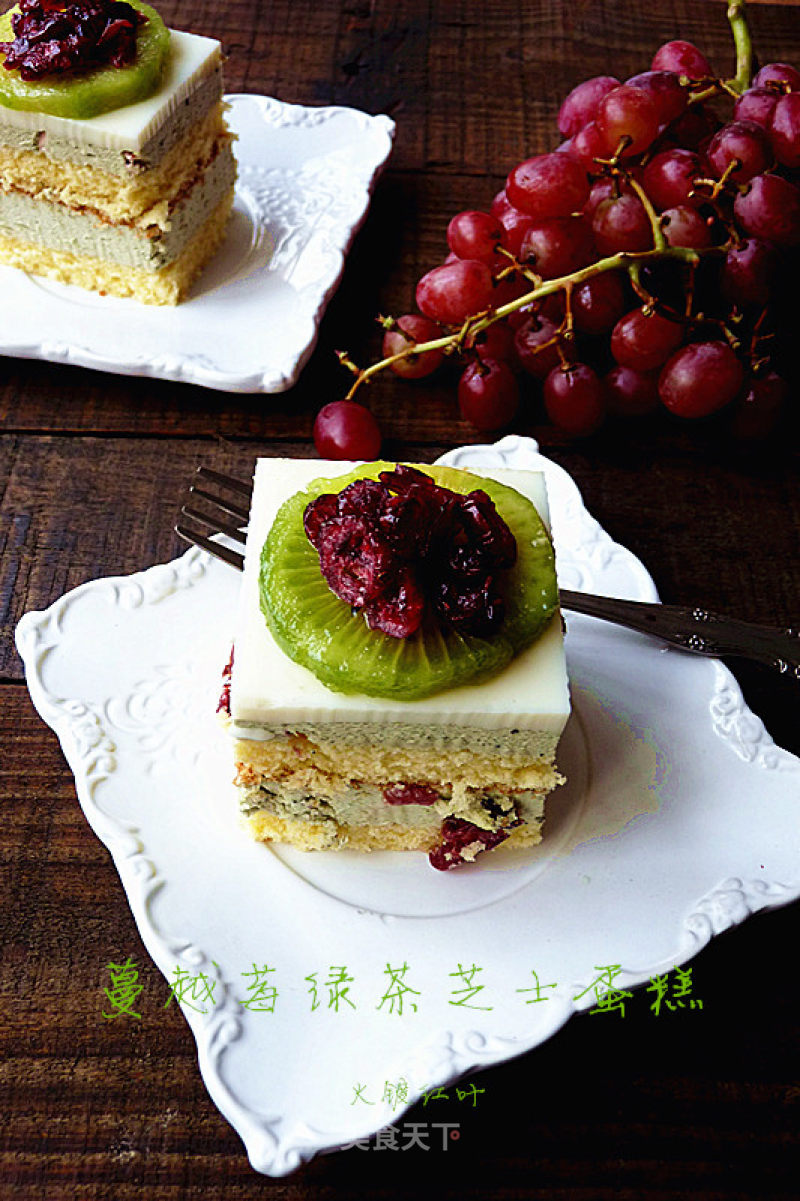 Cranberry Green Tea Cheesecake recipe