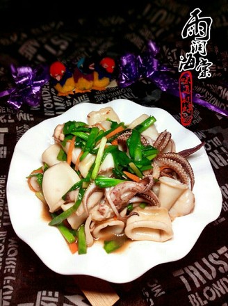 Stir-fried Sea Hare with Leek recipe