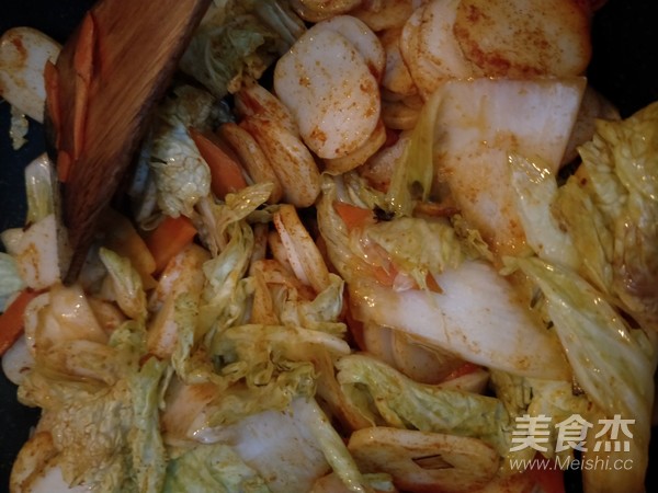 Spicy Fried Rice Cake recipe