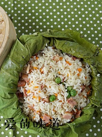 Lotus Leaf Fried Rice recipe