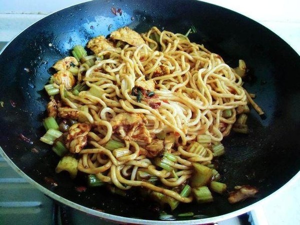 Chicken Fried Noodles recipe