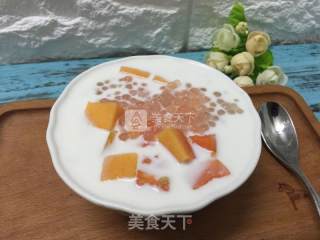 Papaya Coconut Sago recipe