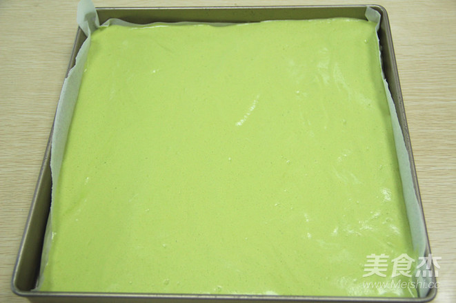 Barley Grass Green Cake Roll recipe