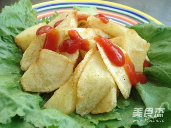 Potato Wedges with Black Pepper recipe