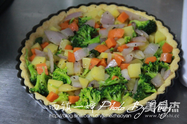 French Vegetable Savory Pie recipe