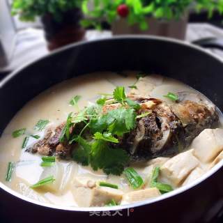 Carp, Radish and Tofu Soup recipe