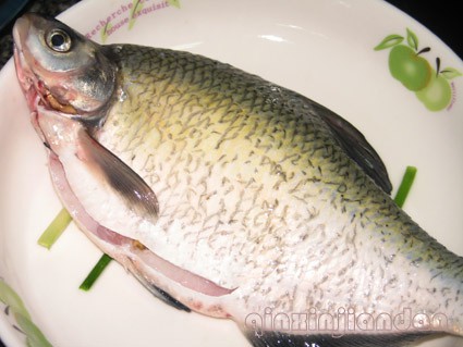 Steamed Wuchang Fish with Lam Kok recipe