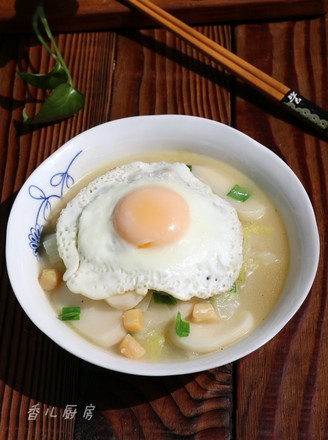 Sun Protein Vegetable Scallop Rice Cake Soup