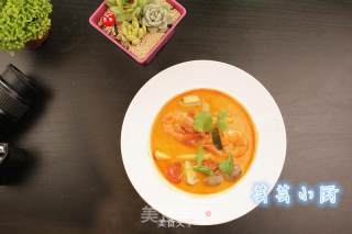 [yun Yun Xiao Chu] Thai Appetizer Soup——tom Yum Goong Seafood Soup recipe