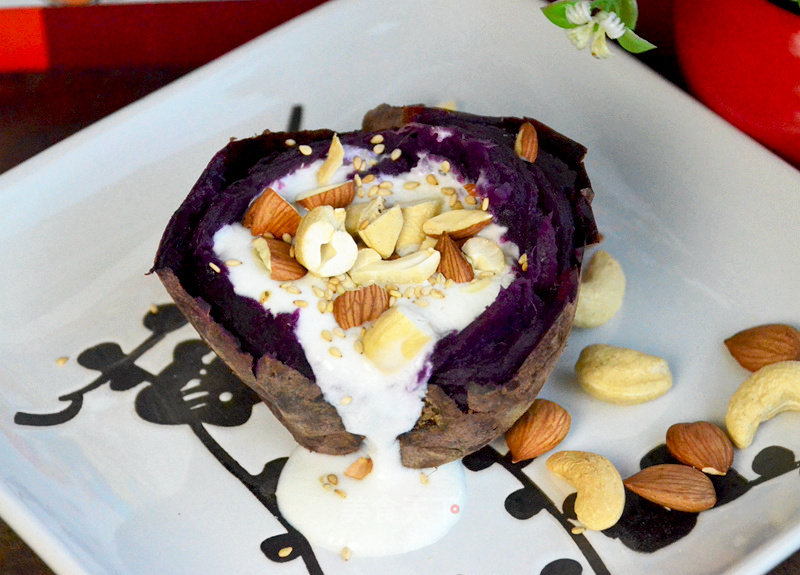 Yogurt Purple Potato Salad recipe