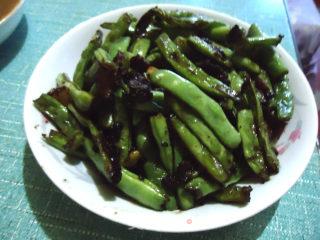 Stir-fried Beans with Sauce recipe