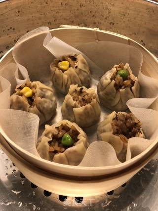 Sausage Mushroom and Sticky Rice Shaomai recipe