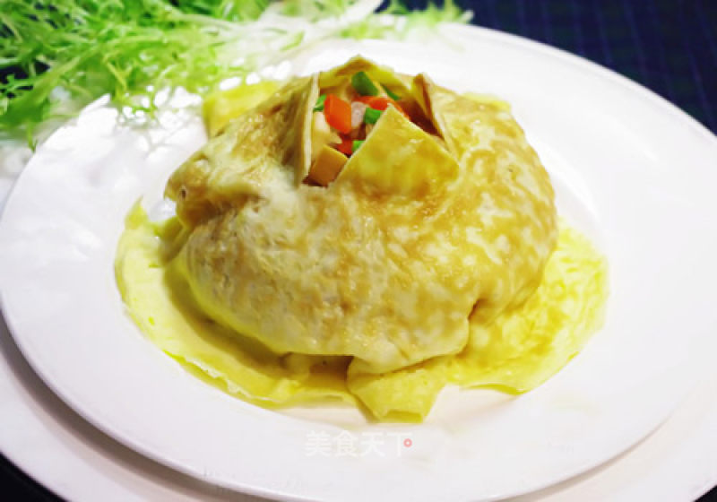 Glutinous Rice Omelet recipe