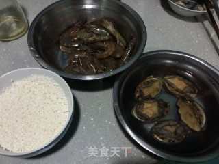 Abalone Kewei Shrimp Casserole Congee recipe