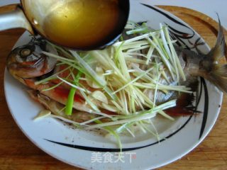 Steamed Red Pomfret recipe